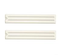 Lot de 2 tapis en silicone pour le rangement du couvercle de casserole, avec prise en main sûre et résistant à l'eau pour nettoyer les comptoirs de cuisine (blanc)