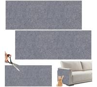 Lot de 2 tapis griffoirs pour chat - 30 x 100 cm - Autocollant - Amovible - Pour canapé, meubles, porte, protection contre les rayures, convient pour montage mural