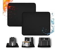 Lot de 2 tapis résistants à la chaleur pour comptoir - Tapis ignifuges 53,3 x 74,9 cm pour friteuse à air - Tapis de friteuse à air chaud compatible avec Ninja, Cosori, Cuisinart pour cafetière