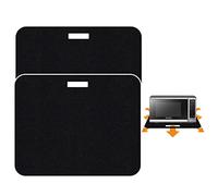 Lot de 2 tapis résistants à la chaleur pour friteuse à air comprimé avec fonction coulissante, 38,1 x 45,7 cm, compatibles avec la plupart des friteuses à air XL Ninja Air Fryer Four Micro Wave