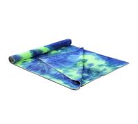 Lot de 2 tapis yoga imprimés antidérapants, couverture fitness absorbante, pliable et portable, serviette voyage for exercices sports(Color 6)