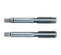 Lot de 2 tarauds à main métriques fins HSS DIN 2181