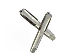 Lot de 2 tarauds de machine HSS M10 x 1 mm, outil de coupe métrique et filetage pour perçage en acier inoxydable, forets à pas de vis en acier rapide