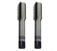 Lot de 2 tarauds en acier rapide de 12 mm x 1 25 mm et filetage à droite pour la coupe de filetage dans l'ingénierie mécanique et l'utilisation en atelier
