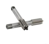 Lot de 2 tarauds filetés HSS TPI pour manivelle de vélo, tarauds filetés gauche et droite, outil de réparation de pédale de taraud pour réparation de manivelle de vélo (9/16-20)