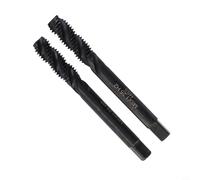 Lot de 2 tarauds hélicoïdaux HSS M8 x 1,25