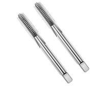 Lot de 2 tarauds métriques fins M14 x 1,5 mm HSS - Tarauds à droite M14 x 1,5 mm - En acier rapide haute performance 6542 - Avec rainures droites pour filetage pour acier et acier inoxydable