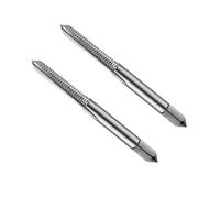Lot de 2 tarauds métriques M6 x 1, HSS pour droitier M61 mm en acier rapide 6542 droit, flûte, taraud fileté, réparation de machinistes