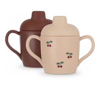 Konges Slojd - Lot de 2 tasses à bec Cerise