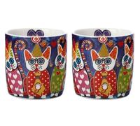Lot de 2 tasses à café Espresso 100 ml Love Hearts Cup Cakes Maxwell & Williams