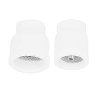 Lot de 2 tasses à souder en céramique, haute température, durable, pour pistolet de soudage à l'arc argon WP17, WP18, WP26, WP9, WP20, blanc 10#, 12#