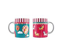 Lot de 2 tasses BIALETTI, collection Winter Wonderland 300 ml