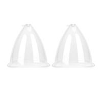 Lot de 2 tasses de levage 150 ml/180 ml pour rehausser les seins pour massage du corps 150 ml transparent, blanc, 1500 ml