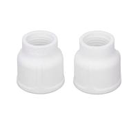 Lot de 2 Tasses de Soudage Tig en Céramique Blanche pour Torche de Soudage en Céramique Kit D'accessoires de Buse en Céramique pour DB SR WP 9 20 25 WP 17 18 26 Tig et Autres