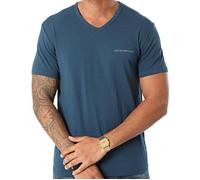 Lot de 2 Tee-shirt EA7 Emporio Armani - Bleu - Manches courtes - Col V S