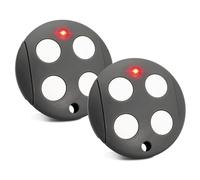 Lot de 2 Télécommande Compatible avec MHOUSE GTX4, 433,92 MHz | 4 Canaux | Telecommande pour N1ce Group-MHOUSE