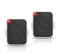 Lot de 2 Télécommande Compatible Nice Era ONE2/ON2E/ON4E/ON1E,433,92 MHz Télécommande Porte de Garage,Rolling Code,2 Canaux(Blanc)