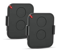 Lot de 2 Telecommande Portail 433 92 MHz Télécommande Porte de Garage Compatible avec ON2E ON4E ON1E Rolling Code 2 Canaux