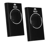 Lot de 2 télécommande portail, 868 MHz universelle télécommande portail 2 canaux, compatible avec XT2 868 SLH LR, noir