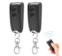 Lot de 2 Télécommande pour Hörmann, Télécommande Pour Portail pour EcoStar RSC2-433, RSE2-433, RSZ1-433 2 canaux, émetteur manuel pour Hormann EcoStar 500/700/800 pour Portronic D2500/D5000/S4000