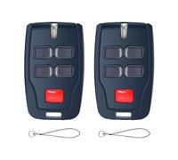 Lot de 2 Télécommandes 4 Canaux 433.92 MHz - Compatible avec systèmes de porte de garage de chez BFT MITTO B RCB04 R1 / RCB02 / Cool C4 - Remplacement idéal