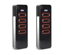 Lot de 2 télécommandes 868 MHz pour Pearl 4018V000, 4 canaux d'ouverture de garage pour 4015862001900, porte de garage pour motorisation de portail d'été, code rouleau, 2 pièces