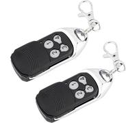 Lot de 2 télécommandes à Code tournant Compatible avec Normstahl Crawford EA433 2KS, EA433 4KS, RCU 433-2, RCU 433-4, N002800, T433-4 EA433 2KM Micro 433,92 MHz