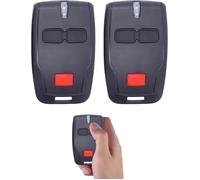 Lot de 2 télécommandes BFT 433MHz 2 canaux pour portail électrique, compatible Mitto 2, Kleio, Ghibli, TRC2