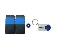 Lot de 2 télécommandes Cardin S435 TX2 + 1 Porte-clés Domobip