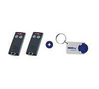 Lot de 2 télécommandes Cardin S504 C2 + 1 Porte-clés Domobip