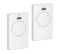 Lot de 2 télécommandes - Compatibles avec le modèle FAAC XT2 868 SLH (868 MHz, 2 canaux) - Remplacement pour motorisation de portail et porte de garage - Couleur blanche