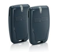 Lot de 2 télécommandes de garage à 2 boutons 433,92 MHz pour Mitto 2, 2 canaux de rechange avec porte-clés