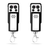 Lot de 2 Télécommandes de Portail 433,92 MHz - Compatible avec 114253, OLD 104250, RED 104257, 104251, 104350 - 4 Canaux, Code Tournant, Design à Glissière - Piles Incluses
