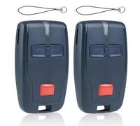 Lot de 2 télécommandes de porte de garage 433 MHz pour porte de garage BFT Mitto 2 B RCB Rolling BFT Mitto 2 Kleio Ghibli TRC 2 boutons 2 canaux Télécommande de rechange pour porte de garage