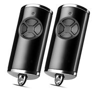 Lot de 2 télécommandes de porte de garage 868 MHz pour Hörmann HSE4-868-BS, HSE2-868-BS, HSE1-868-BS, émetteur portatif de porte de garage HS1/HS4/HS5-868-BS, HSP4/HSD2/HSS4-868-BS, 4 canaux