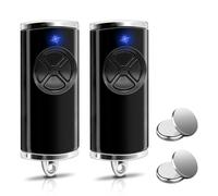 Lot de 2 télécommandes de porte de garage compatibles avec Hormann, fréquence 868 MHz pour Hormann HSE-4-868-BS, HSE2-868-BS, HS4-868-BS, HS1-868-BS, HSS4-868-BS, HSP4-868-BS, 4 canaux