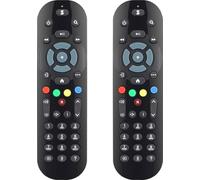 Lot de 2 télécommandes de rechange compatibles avec toutes les Sky Q Box, Sky Q TV Box, Sky Q Mini Box et Silver Box (non tactile, pas de commande vocale)
