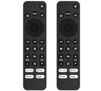 Lot de 2 télécommandes de rechange CT-RC1US-21 CT-95018 CT-RC1US-19 NS-RCFNA-21 NS-RCFNA-19 CP-RC1NA-22 compatibles avec Toshiba/Insignia/Pioneer/Hisense Smart TV C350/V35 Series/F20 F30 F20 F30 F20