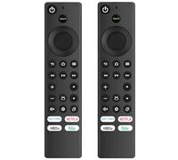 Lot de 2 télécommandes de rechange NS-RCFNA-21 CT-RC1US-21 compatibles avec Insignia Toshiba 4K UHD Smart TV NS-24F201NA23 NS-24F202NA23 NS-32F201NA23 NS-42F201NA23 50LF711U20 50LF711U20 5 5LF621 U21