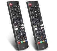 Lot de 2 télécommandes de rechange pour LG Smart TV, AKB76037601, compatibles avec tous les téléviseurs LG LED, OLED, LCD, webOS, 4K, 8K UHD, HDTV, HDR Smart TV