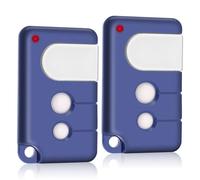 Lot de 2 télécommandes de rechange pour moteur de porte de garage Chamberlain MotorLift 84335EML, 84333E, 84333EML, 433,92 MHz, compatible avec ML500, ML700, 2 canaux