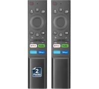 Lot de 2 télécommandes de rechange pour télécommande TV Samsung, aucune | Pour toutes les séries Smart TV Samsung : Neo, OLED, QLED, Crystal UHD, Frame, Serif, Terrace, Sero, Micro LED, moniteur