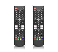 Lot de 2 télécommandes de rechange universelles pour LG Smart TV (OLED/LCD/LED/UHD/4K/3D/ThinQ)