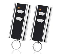 Lot de 2 télécommandes de remplacement pour porte de garage, compatibles avec l'ouvre-porte de garage Normstahl RCU 433-2K, 433,92 MHz H