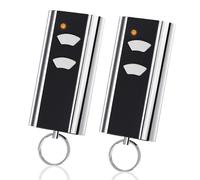 Lot de 2 télécommandes de remplacement pour porte de garage compatibles avec Normstahl RCU 433-2K, ouvre-porte de garage 433,92 MHz H
