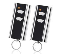 Lot de 2 télécommandes de remplacement pour porte de garage Normstahl RCU 433-2K, ouvre-porte de garage 433,92 MHz H