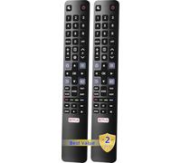 Lot de 2 télécommandes de Remplacement RC802N Compatible avec TCL Thomson Smart TV