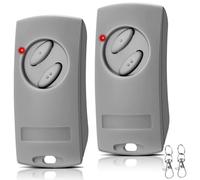 Lot de 2 télécommandes d'ouverture de porte de garage 433,92 MHz pour EcoStar RSE2-433, RSC2-433, RSZ1-433, pour EcoStar Liftronic 500/700/800 pour Portronic D2500/D5000/S4000