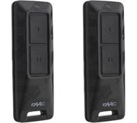 Lot de 2 Télécommandes FAAC XT2 433/868 FDS - 787017 + 1 porte-clés Domobip