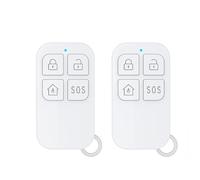 Lot de 2 Télécommandes KYF pour Alarme-Caméra KYF-ALARM-012, Portée 120m, 433 MHz, Dimensions 33x60x10,2mm
